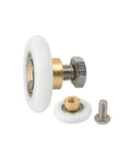 Four Pcs 19mm Shower Door Rollers Replacement Runners Wheels For Universal Glass Sliding Doors Bathroom Shower Enclosure