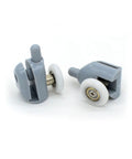 23mm Shower Door Rollers Set of 8 Single Replacement Runners with 4 Upper and 4 Bottom Wheels for Bathroom Glass Doors
