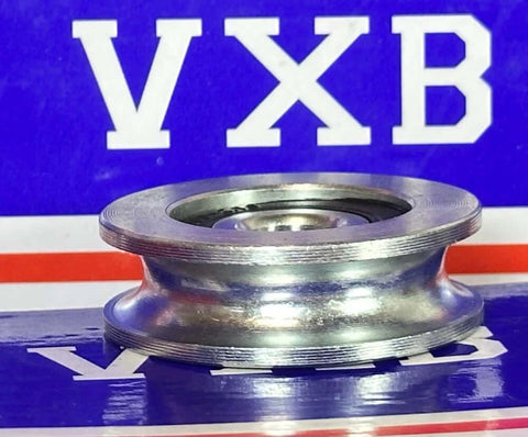 10mm Bore Bearing - 40mm Steel Wire Rope Cable Track Pulley 10x40x12.5mm side view