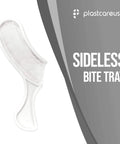 50 Sideless White Disposable Dental Bite Registration Tray For Impressions And Teeth Molds Pro Grade With Rigid Frame