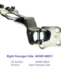 Right Sliding Door Roller Hinge Compatible With Sienna 2004 2005 2006 2007 2008 2009 2010 Passenger Side Center Door Power Roller Assembly Replacement 68380 08031 Restores Smooth Operation And Eliminates Jamming, visible product with OE number.