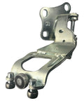 Right Sliding Door Roller Hinge Compatible With Sienna 2004 2005 2006 2007 2008 2009 2010 Passenger Side Center Door Power Roller Assembly Replacement 68380 08031 Restores Smooth Operation And Eliminates Jamming, shown in front view, made of durable steel.