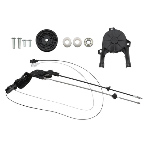 Power Sliding Door Cable Assembly Rear Left For Toyota Sienna 2004-2010 Compatible With OE Numbers 69641-08030 85620-08052 924-578 Replacement Part For Left Side Sliding Door Assembly components seen overhead