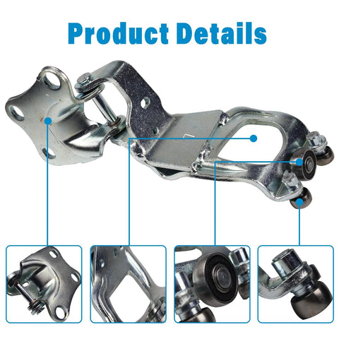 Sienna Sliding Door Roller Hinge Pair For 2004 2010 Models shown in detailed view of power roller assembly for center door