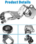 Right Sliding Door Roller Hinge Compatible With Sienna 2004 2005 2006 2007 2008 2009 2010 Passenger Side Center Door Power Roller Assembly Replacement 68380 08031 Restores Smooth Operation And Eliminates Jamming