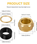 Product components for Pro Grade Sight Glass Steamer Parts Kit For Five Eighth Inch ID Valves, gaskets, washers, brass nuts.