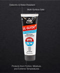 Front view of SIL-Glyde Multi-Purpose All-Weather Lubricating Compound for All Surfaces - 8 oz Tube, packaging details visible.
