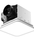 Silent 110 CFM Bathroom Exhaust Fan With Light LED 3000K 4000K 5000K 1 Sones 1200 Lumens Ceiling Mount