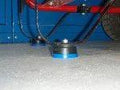 Silent Feet Anti Vibration Pads for Generators Air Compressors and Power Equipment installed under machinery on concrete floor