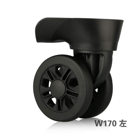Silent Connected Spinner Wheels For Luggage Replacement, Durable Plastic Wheel Set With Draw Bar Compatibility, DIY 4-Piece Replacement Kit
