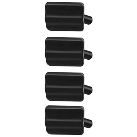 Silicone Air Fryer Feet Bumpers 4 To 8 Pack Replacement Parts For Tray And Basket Heat Resistant Food Grade Protective Tabs Black