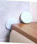 5 Piece Silicone Anti Collision Pads For Washing Machines Noise Reduction Door Bumpers installed on wall and furniture