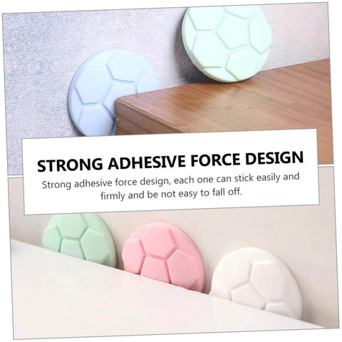 5 Piece Silicone Anti Collision Pads For Washing Machines Noise Reduction Door Bumpers Vibration Dampening Stickers.