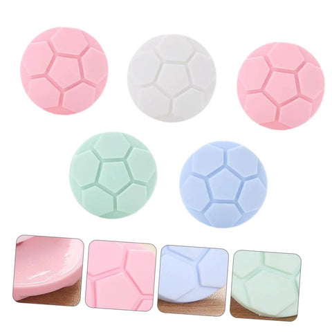 5 Piece Silicone Anti Collision Pads For Washing Machines Noise Reduction Door Bumpers Vibration Dampening Stickers For Appliances Home Use Random Color in diverse colors