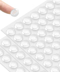 192 Piece Self Adhesive Cabinet Door Bumpers For No-Fuss Install, 1/2 Inch Silicone Cushions, Clear Cupboard And Drawer Protectors