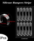 Clear Self Adhesive Cabinet Door Bumpers 40 Pack for Cabinets Drawers and Furniture Noise Dampening Soft Touch Pads