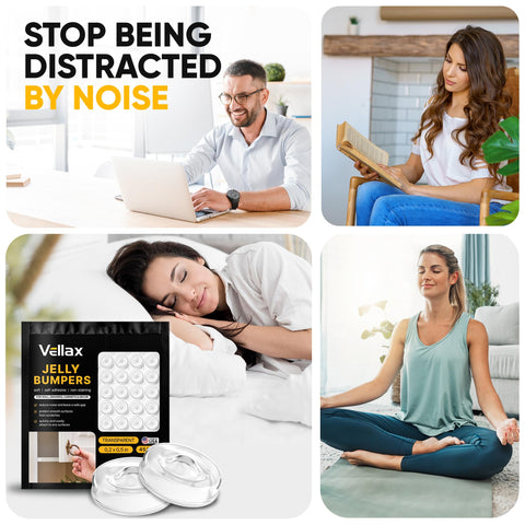 Clear Silicone Cabinet Door Bumpers For No More Noisy Slams Self Adhesive Pads For Quiet Soft Close Drawers And Cabinets