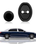 8 Pack Silicone Car Door Latch Protective Covers With Self Adhesive Door Shock Absorbers Upgraded Silencers shown with car