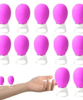 Silicone Cupping Device For Full Body Massage And Lymphatic Drainage Studio Grade Back Massager Kit with pink suction cups