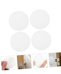 Soft silicone door mat set absorbs shocks and mutes door slams, protecting walls and door edges with flexible cushion pads.