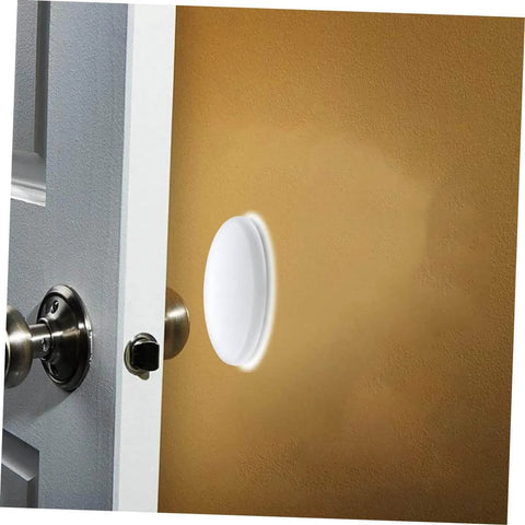 Soft silicone door mat set absorbs shocks and mutes door slams, protecting walls and door edges with flexible cushion pads