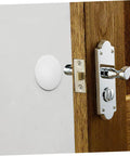 Soft silicone door mat set absorbs shocks and mutes door slams, protecting walls and door edges with flexible cushion pads