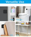 Six Pack Silicone Door Knob Guards Wall Shields Self Adhesive Square Door Handle Bumpers Silencers For Home Office School
