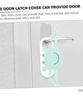 Installed 2 Pack Door Slam Preventer Covers Noise Reduction Silencers For Quiet Safe Closures Ideal For Home Office School