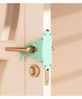 Soft Padded Door Cushions for Noise Reduction and Slamming Prevention, Non Marking Silicone Door Silencers for Dorm Rooms, installed on door