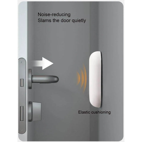 Door Knob Wall Protectors 6 Pack Silicone Door Stoppers For Noise Reduction And Wall Protection No Slam Quieting Pads