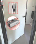 Door Pinch Guard Hanging Silicone Door Stop Wedge Grey 2 Pack Soft Slam Protector For Hinges Quiet Close And Frame Protection