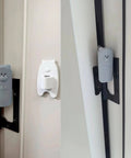 Door Pinch Guard Hanging Silicone Door Stop Wedge Grey 2 Pack Soft Slam Protector For Hinges Quiet Close And Frame Protection Hidden Installation Anti Slam Silencer For Busy Homes