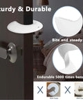 Door Pinch Guard And Slam Stopper Heavy Duty Durable Silicone Finger Safety Shield for heavy doors installed view