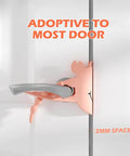 Door Silencers For Slamming Three Pack Silicone Latch Covers With 5 Level Clip Universal Fit 2mm Thick Door Slam Stopper, Quiet