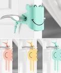 Door Silencers For Slamming Three Pack Silicone Latch Covers With 5 Level Clip Universal Fit 2mm Thick Door Slam Stopper