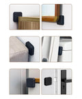 Protect walls and furniture from dents and scratches with a silicone door stopper wall protector; strong adhesive pads cushion door blows.