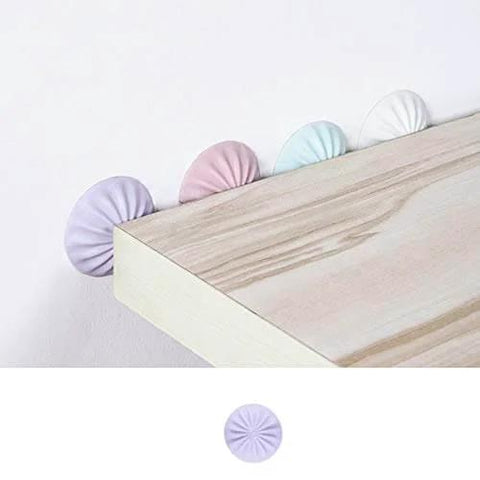 Silent silicone door stopper and wall protector cushions impacts, delivering anti collision comfort, noise reduction