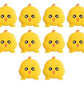 10 Pack Doorknob Wall Mute Crash Pads For Door Handle Protection Anti Collision Silicone Cushions featuring yellow chick design