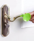 Soft silicone doorknob cushions, a 4 pack, silence wall contact and door collisions by absorbing vibrations, protecting walls