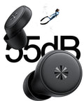 55dB Noise Cancelling Ear Plugs For Sleep And Focus, Reusable Silicone Earplugs With Seven Tips, conceptual design with diver