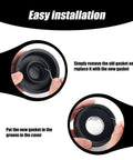 4 Pack Silicone Gasket Replacements For Yonder Water Bottles 20 Oz 25 Oz 34 Oz And 50 Oz Leak Proof O Ring Seals installation guide