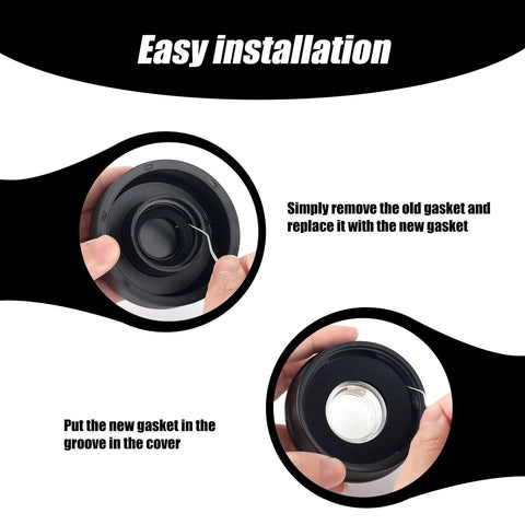 4 Pack Silicone Gasket Replacements For Yonder Water Bottles 20 Oz 25 Oz 34 Oz And 50 Oz Leak Proof O Ring Seals installation guide