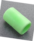 Silicone Grip Cover Sleeve 2.04 x 1.18 x 1.18 inches for handle non-slip vibration absorbing hand protector, food-grade material, on gray surface