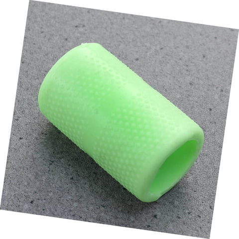 Silicone Grip Cover Sleeve 2.04 x 1.18 x 1.18 inches for handle non-slip vibration absorbing hand protector, food-grade material, on gray surface