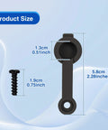 2 Pack Silicone Kayak Drain Plugs With Screws For Lifetime Fathom Amped Freestyle And Horizion Kayaks product size.