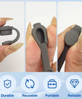 Close-up of 2 pack silicone kayak drain plugs with screws for Lifetime Fathom Amped Freestyle and Horizion kayaks, shown in hand.