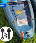 2 Pack Silicone Kayak Drain Plugs With Screws For Lifetime Fathom Amped Freestyle And Horizion Kayaks visible on kayak