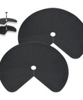 Two Pack 27 Inch Silicone Lazy Susan Shelf Liner Non Slip For Kitchen Cabinets Drawers Mats Placemat Coaster Craft Mat