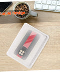 10 Piece Silicone Mold Covers For Handmade Jewelry And DIY Projects Dustproof Shield Plastic Protective Covers on a table