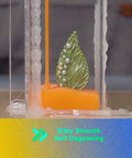 Silicone Mold Making Kit For Resin Soap And Candle Casting With 1A1B By Volume 15A Shore Fast Cure Low Viscosity Silicone 2.2 Lb Kit Leak Proof Bottles Easy One To One Mix Ideal For DIY Mold Creations - mold demonstration with leaf design